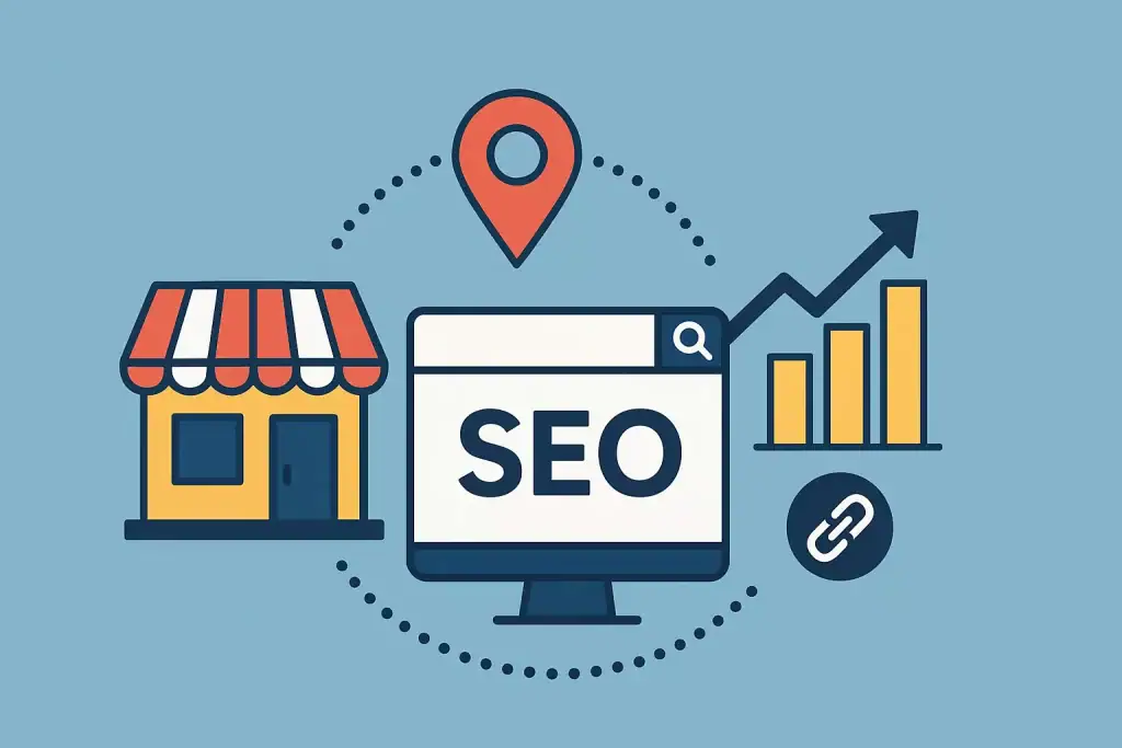Search engine optimisation graphic.