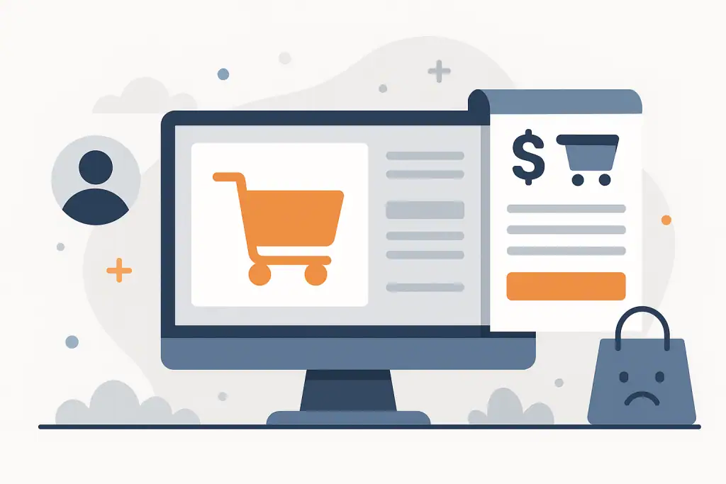 Accessible online shopping cart with interface and product details.