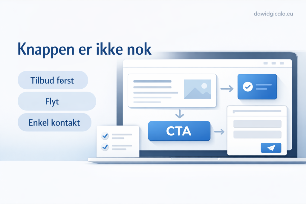 Hva bør en liten bedrift sjekke før den legger til flere CTA-knapper på nettsiden?