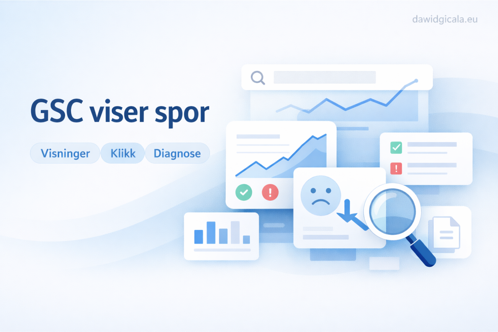 Hva GSC kan avsløre når en side får visninger i Google, men nesten ingen klikk