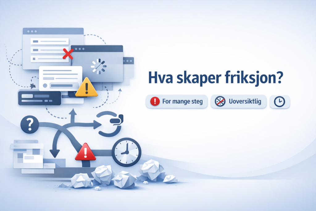 Hva på landingssiden skaper mest friksjon før brukeren tar kontakt?