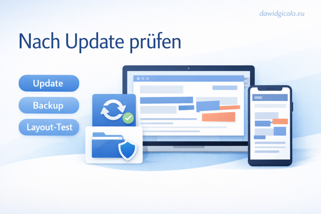 Warum WordPress nach einem Update plötzlich Layout-Probleme zeigt und was du zuerst prüfen solltest