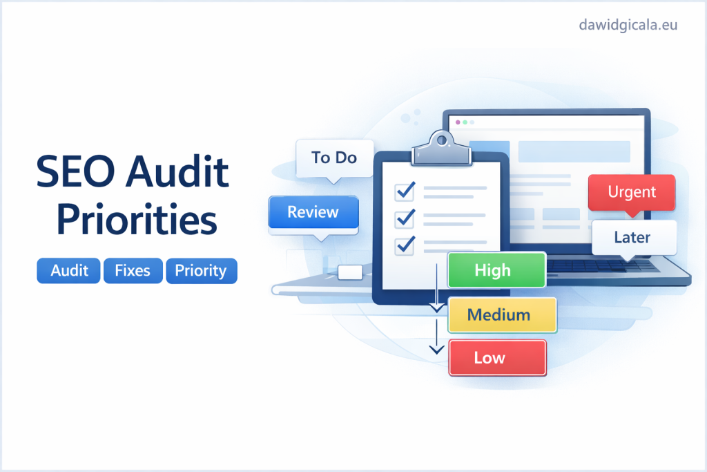 When an SEO audit helps a service website and when it is just another report?