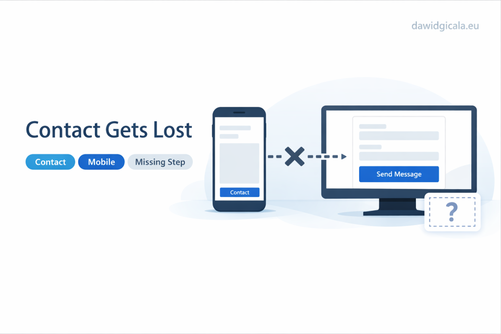 Why your website gets traffic but still feels risky to contact
