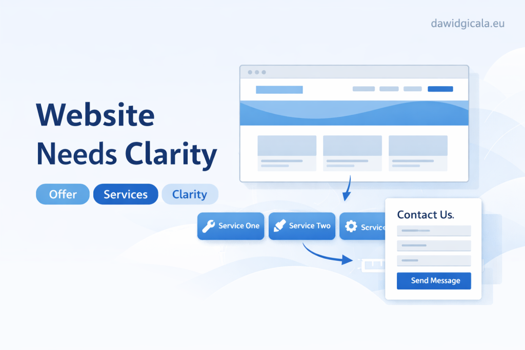 Small business website ideas — pages that actually support your offer