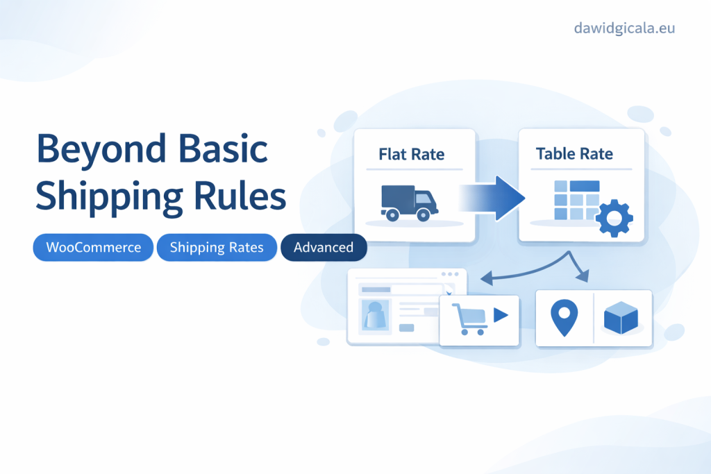 WooCommerce table rate shipping — when simple shipping rules are not enough