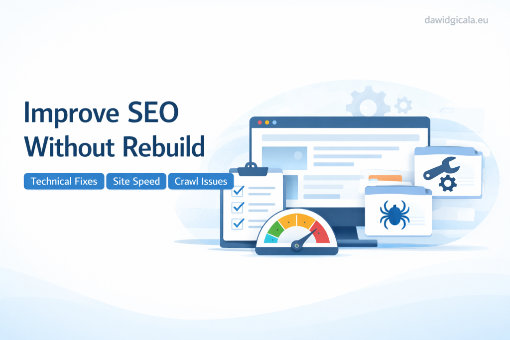 WordPress SEO — what you can improve without rebuilding the site