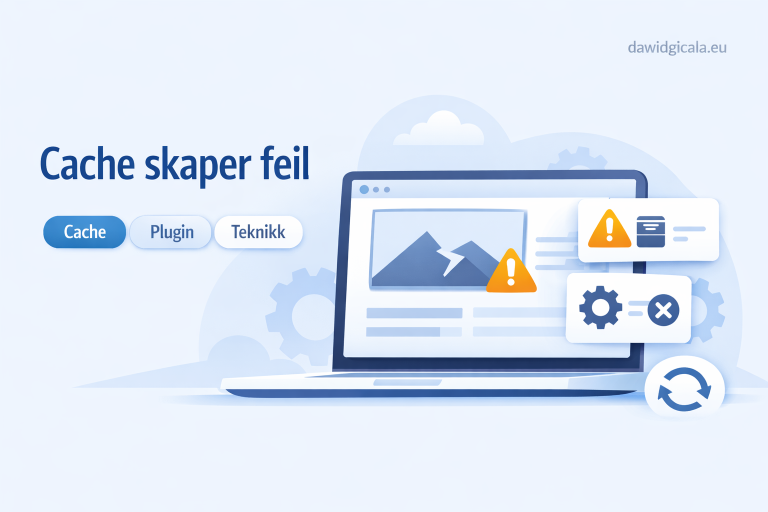 WordPress cache-feil som gjør at du tror siden er ødelagt